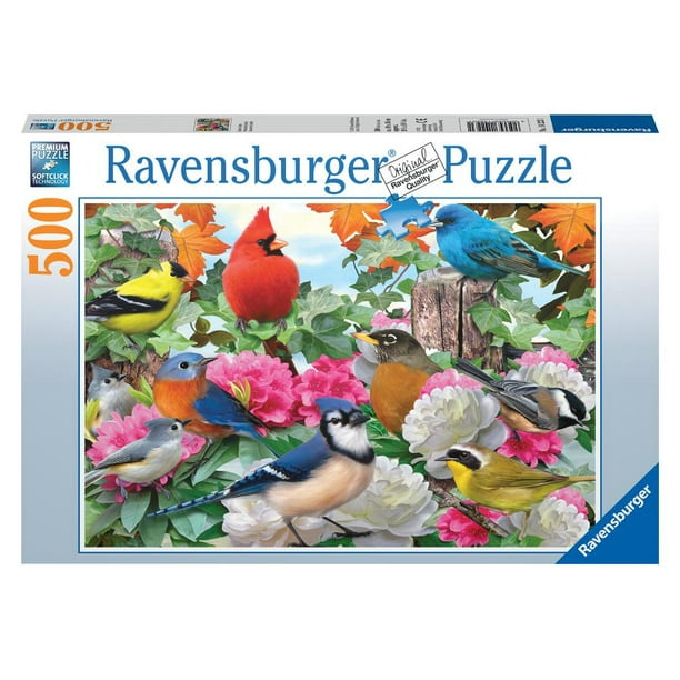 White Mountain Birds of The Backyard 1000pc Jigsaw Puzzle 2015 for sale online